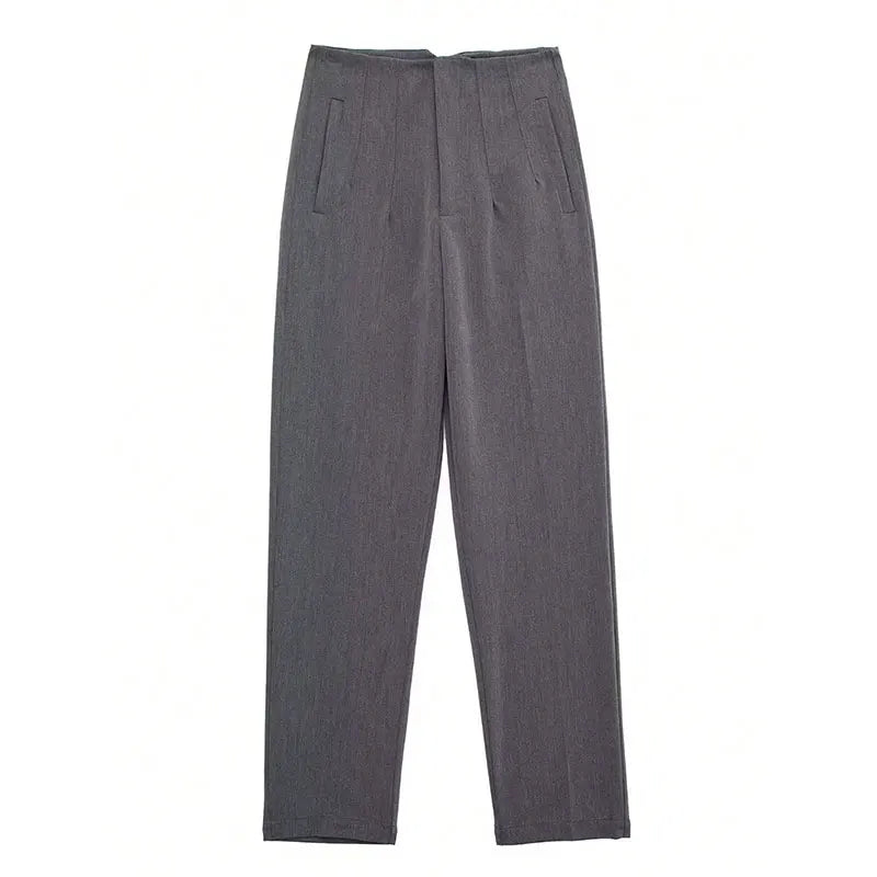 Elegante hoge taille damesbroek stijlvol & comfortabel