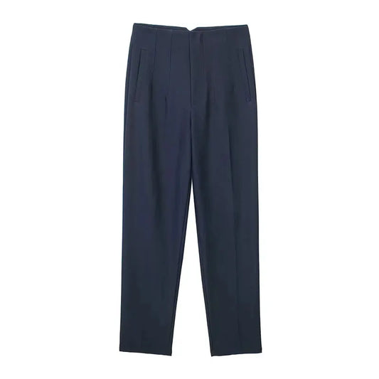 Elegante hoge taille damesbroek stijlvol & comfortabel