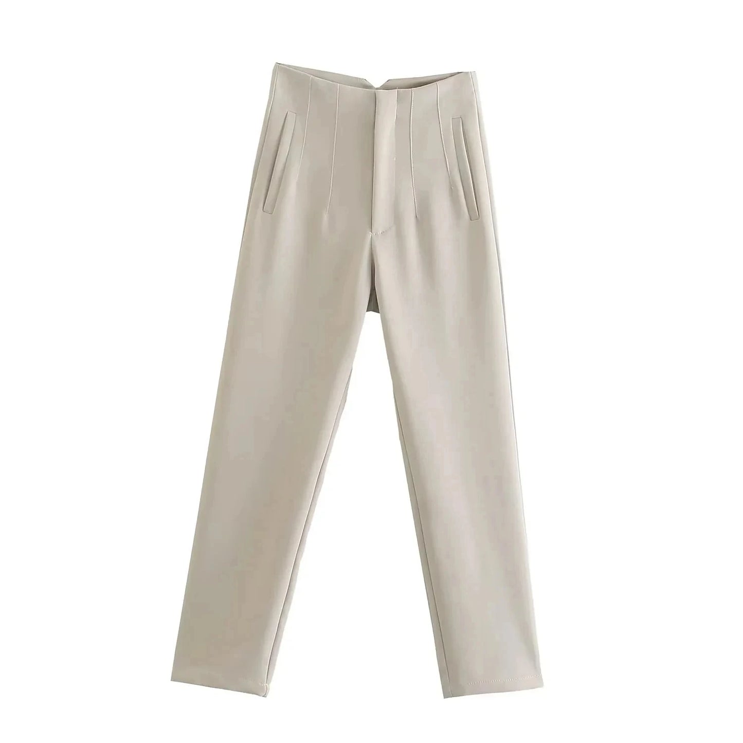 Elegante hoge taille damesbroek stijlvol & comfortabel