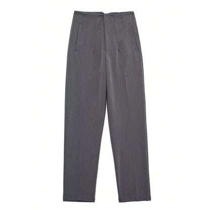 Elegante hoge taille damesbroek stijlvol & comfortabel