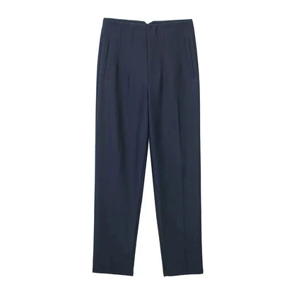 Elegante hoge taille damesbroek stijlvol & comfortabel