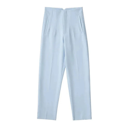Elegante hoge taille damesbroek stijlvol & comfortabel